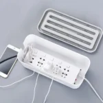 WIRE CABLE ORGANIZER BOX, CABLE MANAGEMENT BOX FOR HOME AND OFFICE USE