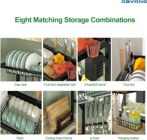 kitchen sink top dish rack 65 cm