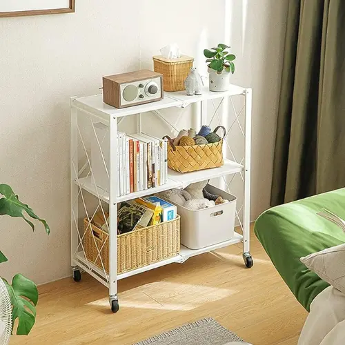 3 LAYER FOLDABLE SHELF, FOLDABLE STORAGE RACK