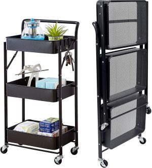 3 Layer Foldable Cart