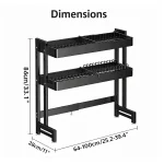 DOUBLE LAYER RETRACTABLE OVER SINK DISH DRYING RACK - Image 2