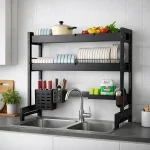 DOUBLE LAYER RETRACTABLE OVER SINK DISH DRYING RACK - Image 5