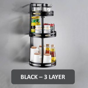 3 layer Wall Mount rotatable rack