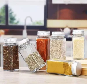 GLASS SPICE BOTTLES 250ML
