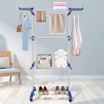 CLOTH DRYING RACK, CLOTHES DRYING RACK OUTDOOR CLOTH DRYING RACK WITH MULTIPLE LAYERS