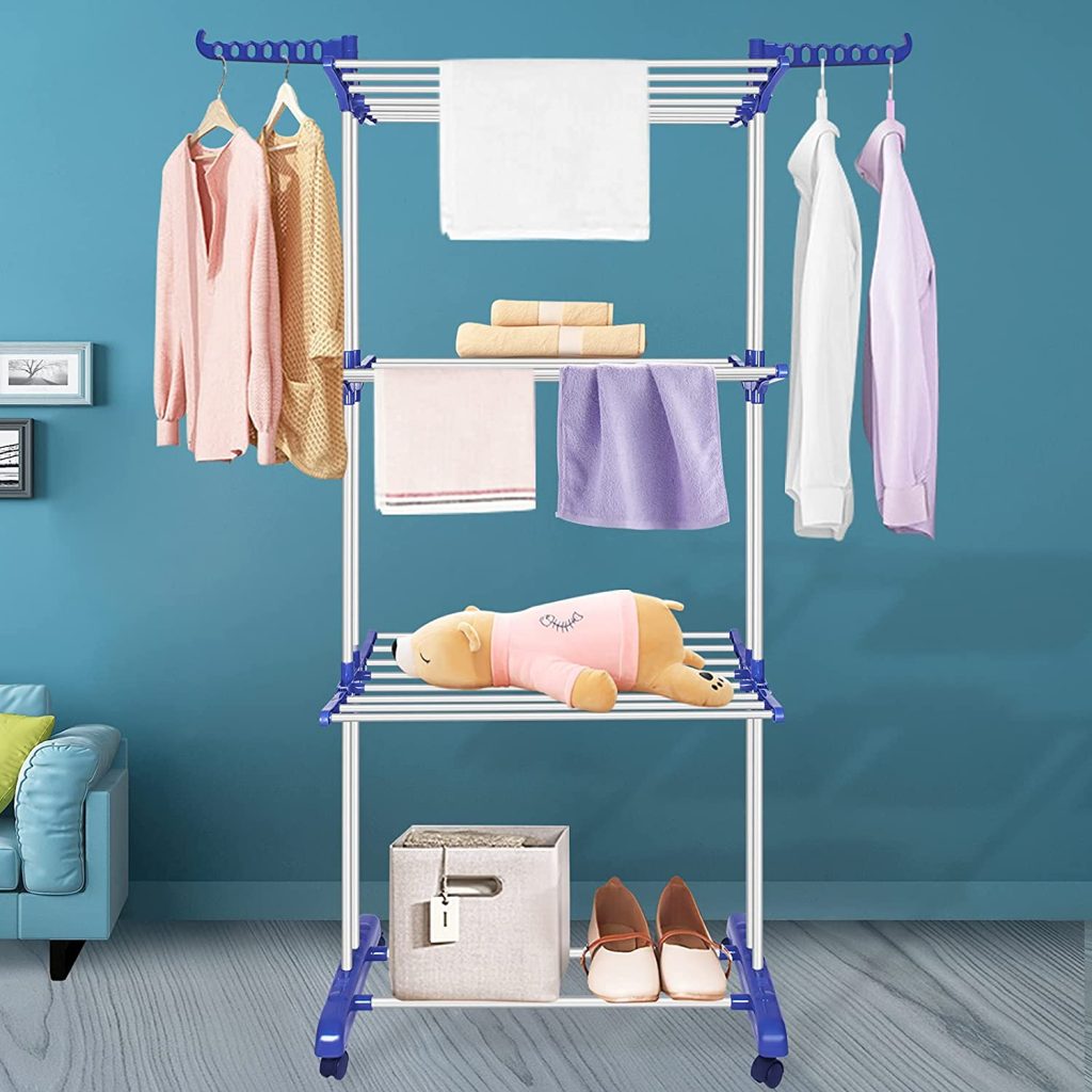 CLOTH DRYING RACK,OUTDOOR CLOTH DRYING RACK WITH MULTIPLE LAYERS
