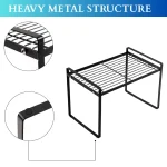 2 layer kitchen counter rack, kitchen organizer rack Sri Lanka, countertop spice rack Sri Lanka, metal kitchen shelf Sri Lanka, pantry organizer rack Sri Lanka