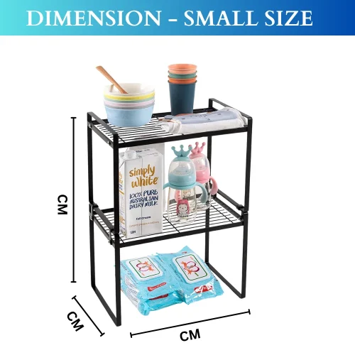 2 layer kitchen counter rack, kitchen organizer rack Sri Lanka, countertop spice rack Sri Lanka, metal kitchen shelf Sri Lanka, pantry organizer rack Sri Lanka