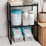 2 layer kitchen counter rack, kitchen organizer rack Sri Lanka, countertop spice rack Sri Lanka, metal kitchen shelf Sri Lanka, pantry organizer rack Sri Lanka