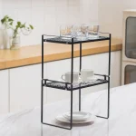 2 layer kitchen counter rack, kitchen organizer rack Sri Lanka, countertop spice rack Sri Lanka, metal kitchen shelf Sri Lanka, pantry organizer rack Sri Lanka