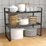 2 layer kitchen counter rack, kitchen organizer rack Sri Lanka, countertop spice rack Sri Lanka, metal kitchen shelf Sri Lanka, pantry organizer rack Sri Lanka
