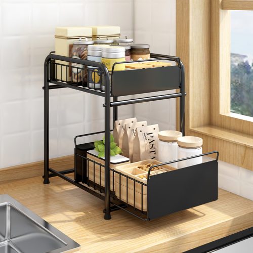 2 Layer Drawer pull out rack