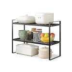 UNDER CUPBOARD RACK – METAL STORAGE SHELF, PANTRY ORGANIZER, COUNTERTOP SPICE RACK, MULTIPURPOSE KITCHEN SHELF, undercabinet rack