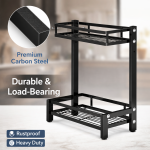 COUNTERTOP SPICE RACK, 2 LAYER SPICE RACK, KITCHEN SPICE RACK,  KITCHEN STORAGE RACK - Image 3