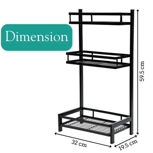 3 LAYER COUNTERTOP SPICE RACK, KITCHEN SPICE RACK