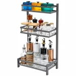 3 LAYER COUNTERTOP SPICE RACK, KITCHEN SPICE RACK, KITCHEN STORAGE ORGANIZER - Image 5