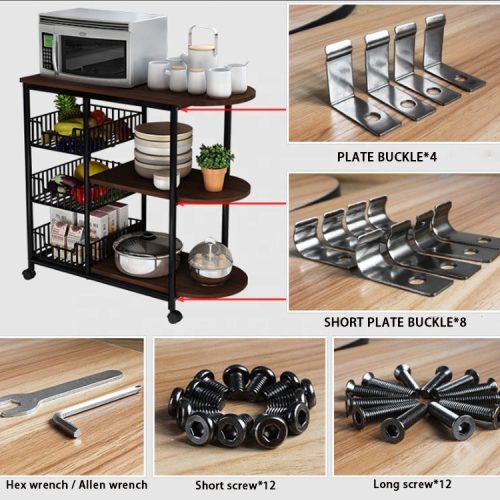 3 Layer Kitchen Storage rack