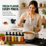 GLASS SEASONING BOTTLES, 250ML SPICE BOTTLES, SPICE BOTTLES WITH SPOONS, SPICE STORAGE SEASONING BOTTLES (bottles and spoons only) - Image 7