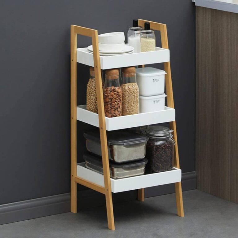 3 TIER BAMBOO STORAGE RACK