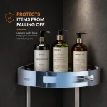 304 STAINLESS STEEL HEAVY BATHROOM RACK, HALF ROUND SHAPE BATHROOM RACK, CHROM FINISH - Image 5