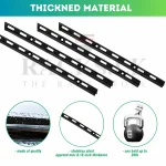 DISPLAY SHELF HOLDER, A1 RACK BAR, WALL MOUNT SHELF HOLDER, SLOTTED C CHANNL HOLDER - ( Black Colour ) - Image 7