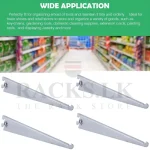 DISPLAY STORAGE SHELF BRACKET, A1 RACK BAR BRACKET, M10  BRACKET, SLOTTED WALL BRACKET - Image 3