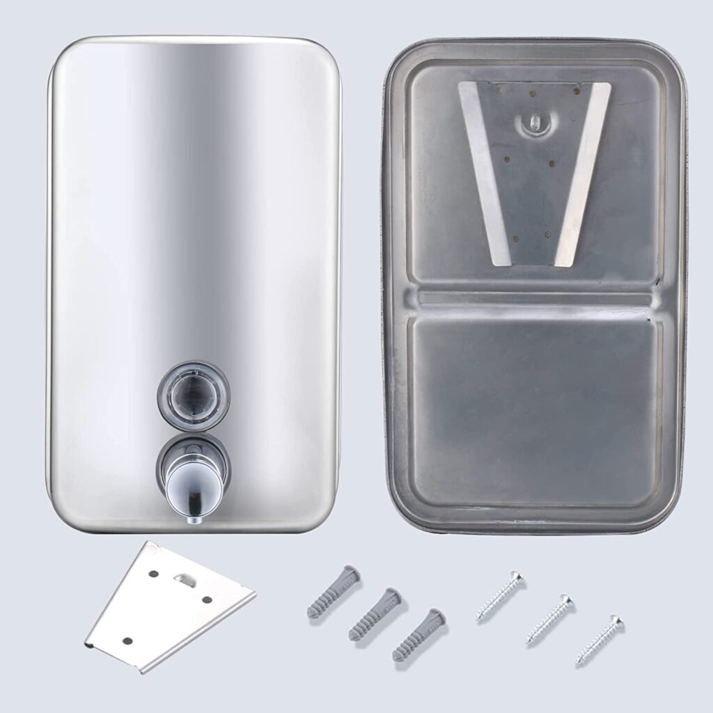 SOAP DISPENSER FOR BATHROOM, WALL MOUNTED