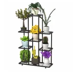 FLOWER POT STAND, INDOOR FLOWER POT HOLDER, 9 LAYER PLANT STAND, GARDEN DISPLAY RACK - Image 4