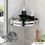 201 STAINLESS STEEL CORNER RACK, BATHROOM CORNER RACK, BATHROOM SHOWER CADDY