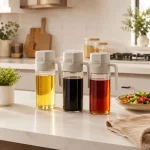 Premium Glass Oil Dispenser Bottle | Leak-Proof Oil Pour Bottle for Kitchen (350ml / 580ml) - Image 6