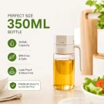 Premium Glass Oil Dispenser Bottle | Leak-Proof Oil Pour Bottle for Kitchen (350ml / 580ml) - Image 2