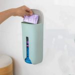 GROCERY BAG HOLDER, GARBAGE BAGE HOLDER, WALL MOUNT PLASTIC BAG STORAGE HOLDER