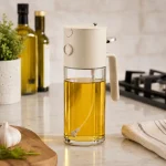 Premium 600ml 2-in-1 Glass Oil Dispenser & Sprayer – Pour and Spray Oil Bottle