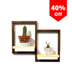 WOODEN-WALL-MOUNT-SQ-DOUBLE-TIER-POT-HOLDER-STYLISH-HOME-DECORATIVE-PLANT-RACK-FOR-INDOOR-OUTDOOR