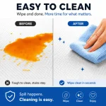 NON ADHESIVE WATERPROOF KITCHEN DRAWER MAT, NON SLIP WATERPROOF TRANSPARENT REUSEABLE MAT, 1 ROLL - Image 6