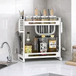 2 LAYER KITCHEN SPICE RACK, WITH KNIFE SPOON AND CUTTING BOARD HOLDER, KITCHEN ORGANIZER - Image 10