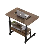 BEDSIDE COMPUTER DESK TABLE, MULTIFUNCTIONAL COMPUTER DESK, WITH BOTTOM STORAGE LAYER TABLE, 60 CM LENGTH