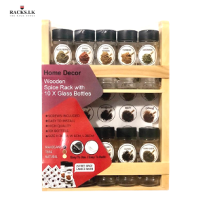 kitchen wooden spice racks, 2 layer wooden spice rack in srilanka, Maple wooden colo