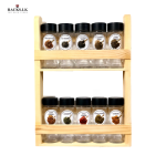 kitchen wooden spice racks, 2 layer wooden spice rack in srilanka, Maple wooden colo
