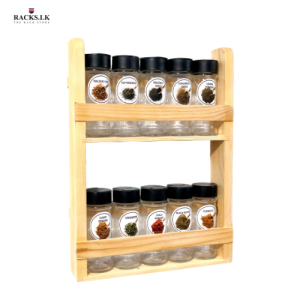 kitchen wooden spice racks, 2 layer wooden spice rack in srilanka, Maple wooden colo