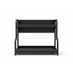 CARBON STEEL KITCHEN COUNTERTOP ORGANIZER – BLACK RUST-RESISTANT COUNTERTOP & WALL MOUNT RACK WITH CUTTING BOARD HOLDER AND HOOKS - Image 4