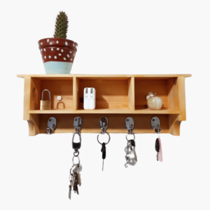 Home decor wooden products vase holder and key holder