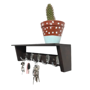 Home decor wooden products vase holder and key holder