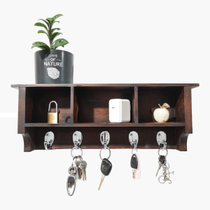 Home decor wooden products vase holder and key holder