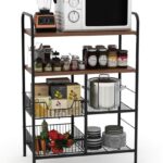 4 LAYER KITCHEN MULTIFUNCTION STORAGE RACK, MULTIFUNCTION ORGANIZER WITH DRAWERS FOR KITCHEN