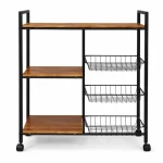 4 LAYER KITCHEN MULTIFUNCTION STORAGE RACK, MULTIFUNCTION ORGANIZER WITH DRAWERS FOR KITCHEN - Image 5