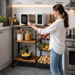 4 LAYER KITCHEN MULTIFUNCTION STORAGE RACK, MULTIFUNCTION ORGANIZER WITH DRAWERS FOR KITCHEN - Image 8