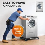 FURNITURE LIFT KIT WITH WHEELS, HIGLY DURABLE STEEL LIFT WITH 4 ROTATABLE WHEELS - Image 5