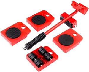 Furniture lift kit, with 4 wheels
