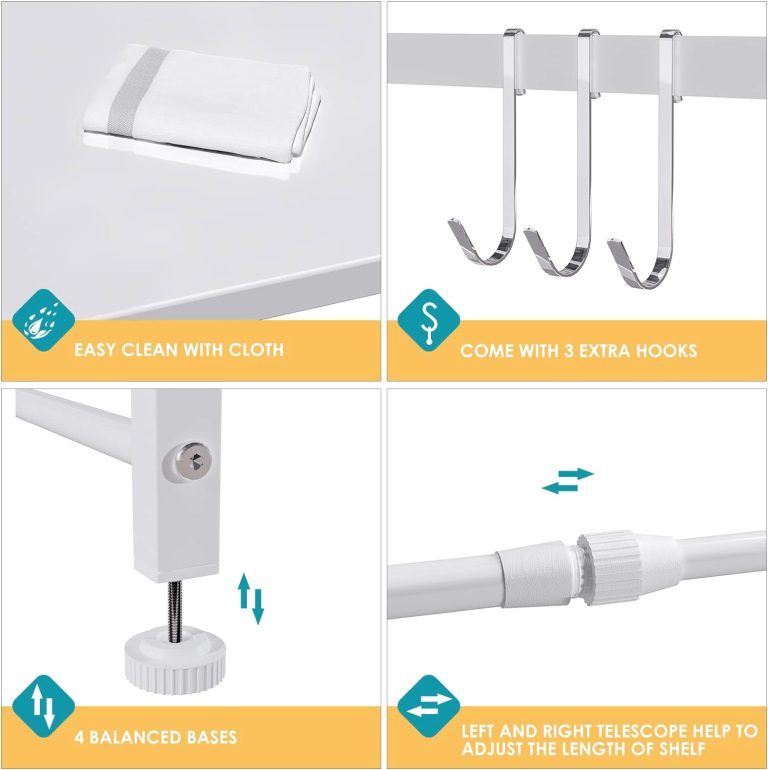 DOUBLE LAYER MICROWAVE OVEN RACK, ADJUSTABLE OVEN RACK, 2 TIER OVEN